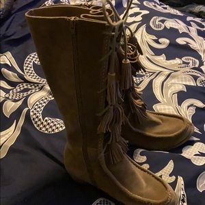 Girls Size 4 Joyfolie Cheyenne Boot In Suede